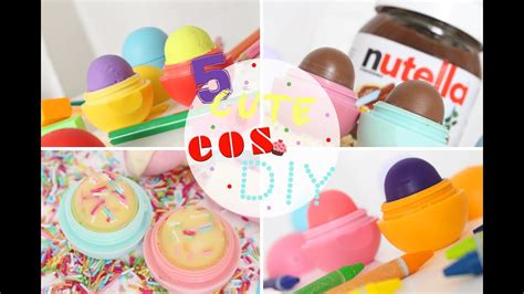 5 Cute Eos Diy Nutella Eraser Crayon Cupcake And Perfume Engswe