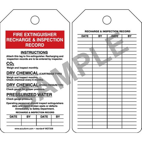 Fire Extinguisher Inspection Checklist Lupon Gov Ph