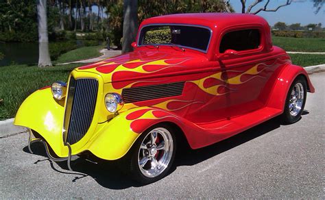 1934 Ford 3 Window Hot Rod Muscle Car