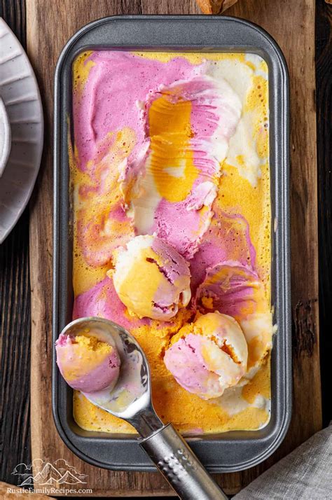 Rainbow Sherbet With FRESH Fruit Rustic Family Recipes