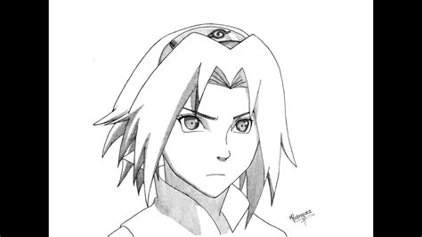 Como Dibujar A Sakura Naruto Shippuden How To Draw Sakura Youtube