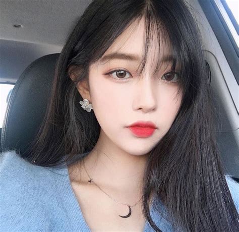 ミミ╎𝒎𝒊𝒊𝒓𝒊𝒂𝒂 Long Hair Girl Ulzzang Girl Asian Kawaii Makeup