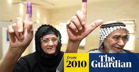 Explosions Rock Baghdad As Iraqis Go To Polls Iraq The Guardian