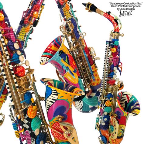 Alto Saxophone Custom Saxophone Hand Painted Saxophone Sax Etsy