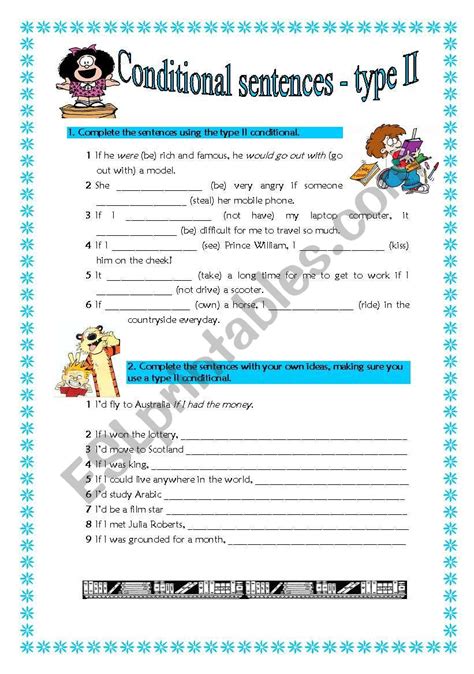Conditional Sentence Type 1 Esl Worksheet By Junior Right E3a