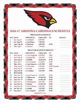 Arizona Cardinals Preseason Schedule