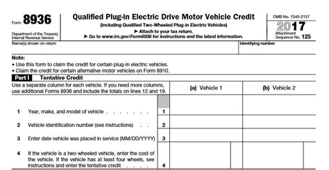 Electric Car Tax Rebate Form