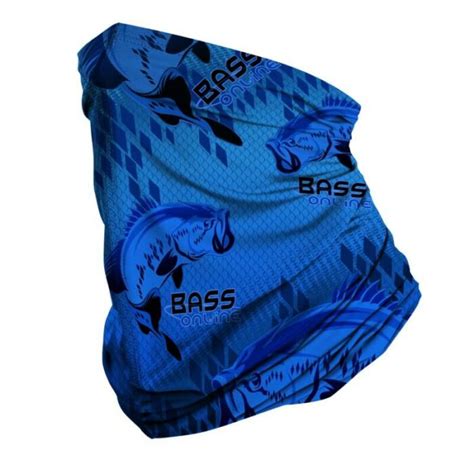 Bass Blue Buff Fishing Wear Bass Online Fishing Apparel