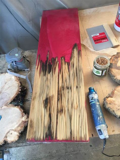 Oct 08, 2020 · this diy is quite handy to make as the builder of this sewing table herself tried it for the first time and found it simple to make. distressed pine and pink resin consol table top | Table ...