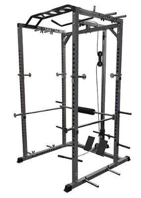 Valor Fitness BD 33 Heavy Duty Power Cage With Band Pegs And Multi Grip