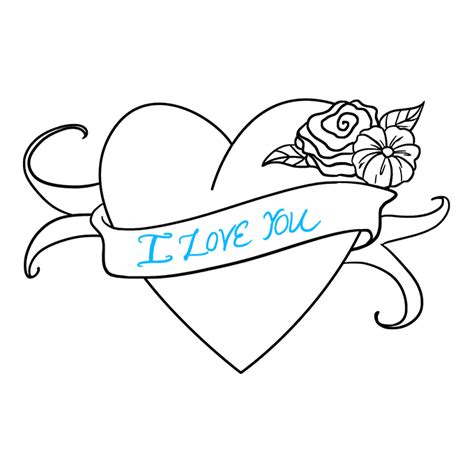 Malvorlage koala bär für erwachsene. How to Draw an "I Love You" Heart - Really Easy Drawing ...