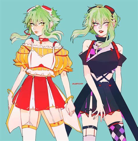 Vocaloid Gumi Outfits Lovers Vocaloid