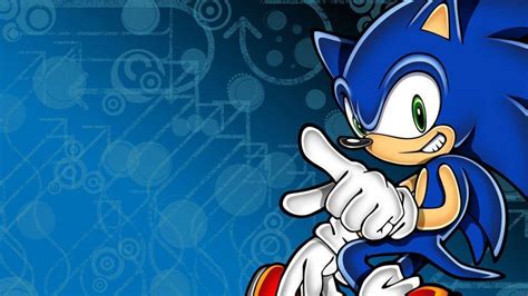 Sonic Hedgehog Phone Wallpaper Sonic The Hedgehog In Blue Hexagon