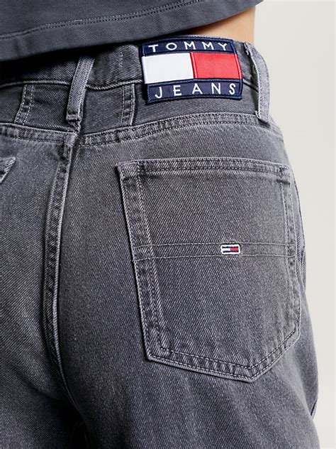 Mom Ultra High Rise Tapered Jeans Denim Tommy Hilfiger