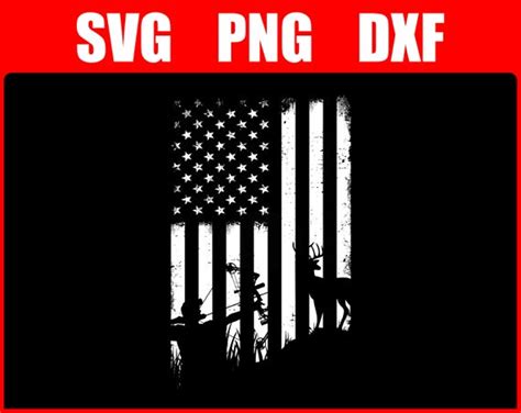 Hunting svg, fishing svg, deer and fish svg, deer svg, duck svg, hunting and fishing svg, cut file for cricut eps png dxf silhouette printable files. Distressed USA Flag Deer Hunting SVG American Flag SVG ...