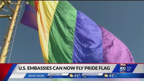 Us Embassies Can Now Fly Pride Flag Youtube