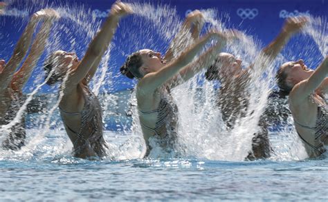 Russian Mastery In Synchronized Swimming Yields Double Gold Daily