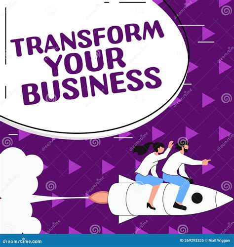 Text Caption Presenting Transform Your Business Business Concept