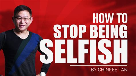 Self Tips How To Stop Being Selfish Youtube