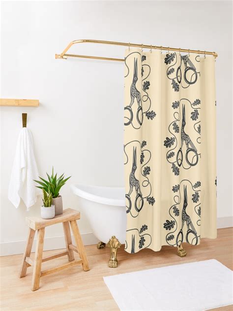 Adelaides Scissors Shower Curtain For Sale By Kkolbrich Redbubble