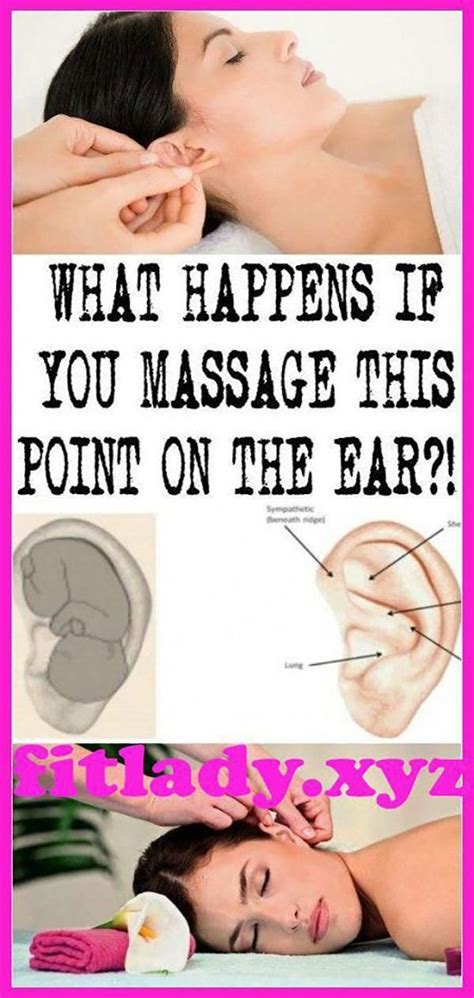 This Is What Happens When You Massage This Point On Your Ear Massage How To Relieve Stress
