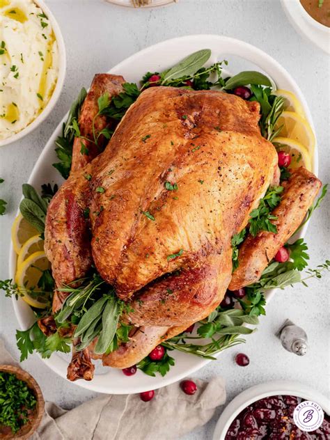 Easy Roast Turkey Thanksgiving Turkey Recipe Belly Full