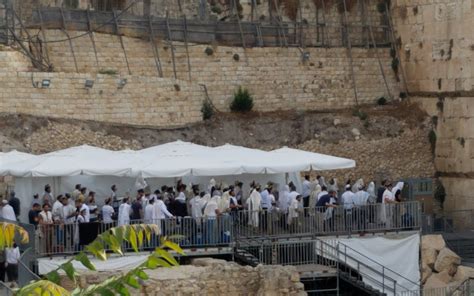 Western Wall Egalitarian Area Used Daily For Gender Segregated Orthodox