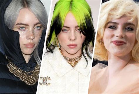 Billie Eilishs Hair Color Evolution From Green To Black In 2022 Billie Eilish Billie Her Hair