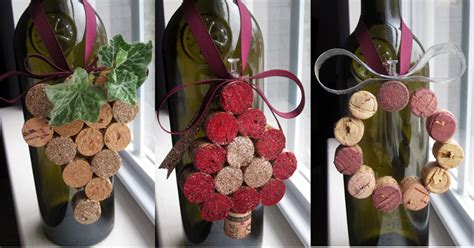 For an extra pop of color and pattern, glue circles of festive scrapbook paper to the ends of. DIY Wine Cork Christmas Ornaments