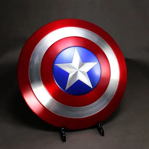 Real Metal Captain America Shield Replica Marvel Official
