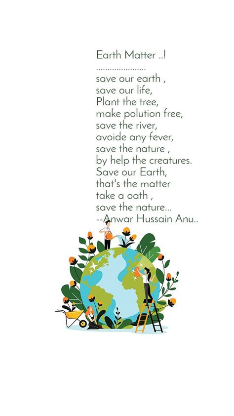 Earth Day Poem Kids Worksheet24