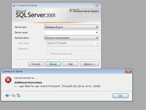 Unable To Connect To Local Sql Server With Windows Authentication Using