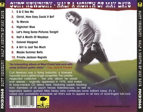 Cuando La Musica Es Buena Curt Newbury Half A Month Of May Days 1970