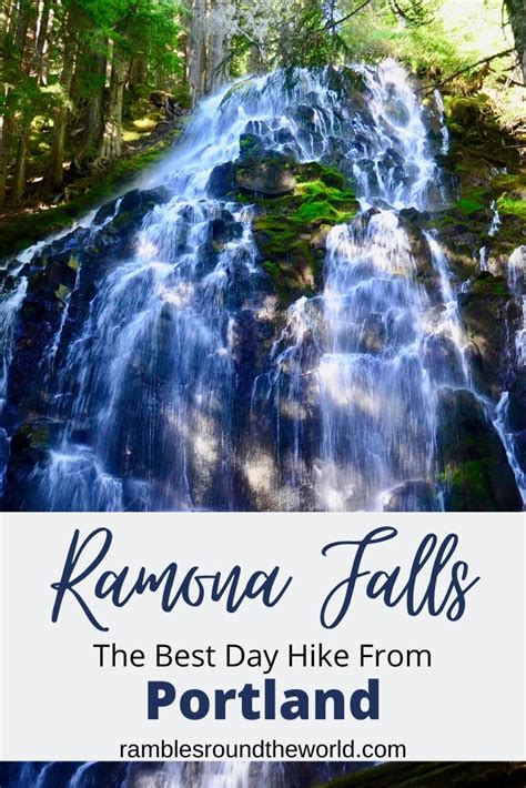 Ramona Falls Hike Rambles Round The World Ramona Falls Fall Hiking