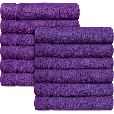 Beauty Threadz Ultra 100 Cotton Salon Towel Hand Towel 16x27 Purple
