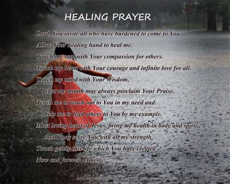 Give all of your dreams, hopes and plans to the lord and let him lead you. Quotes about Prayer For Healing (29 quotes)