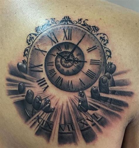 Clock Tattoo By Antonio At Holy Grail Tattoo Studio Thetattooparlor