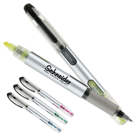 Slim Roller Liquid Highlighter Combo Pen Positive Promotions