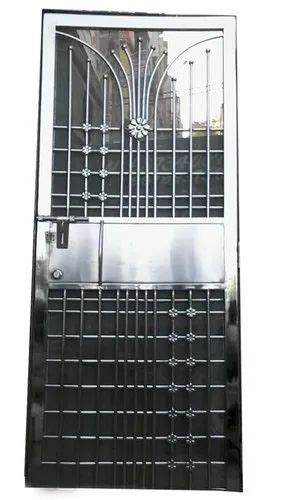 Polished Stainless Steel Jali Door For Home Thickness 35mm At Rs