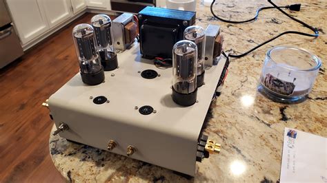 6l6el34 Push Pull Scratch Built Tube Amplifier My Very First Build