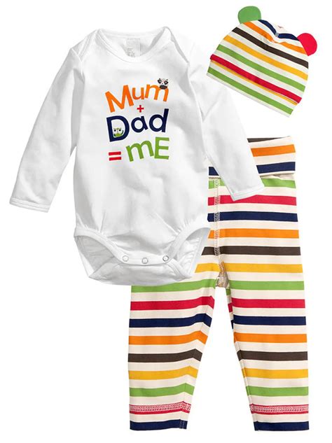 Buy 3pcs Set Newborn Infant Baby Clothing Toddler Boys