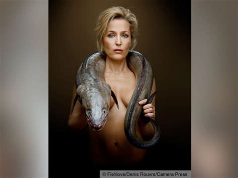On World Oceans Day Naked Celebs Pose With Fish ABC News