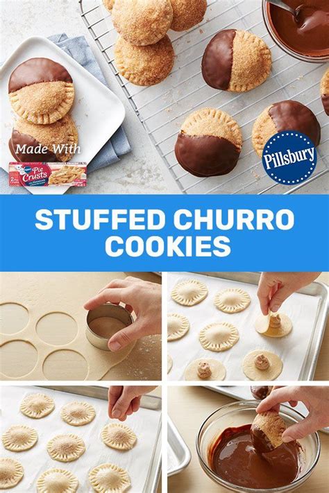 Stuffed Churro Cookies Recipe In 2019 Cookie Recipes Delicious