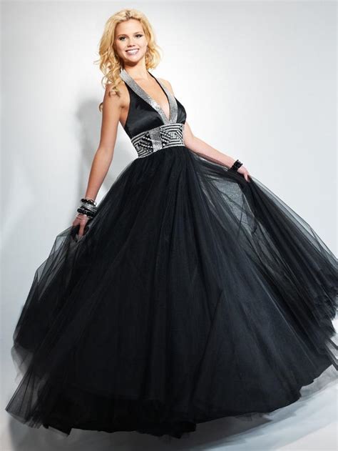 whiteazalea ball gowns black ball gown prom dresses