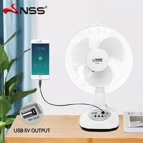Nss Solar Fan With Panel Solar Electric Fan Rechargeable Fan 12 With