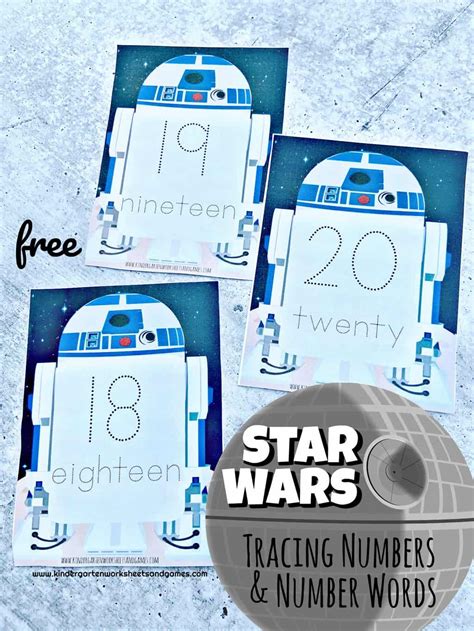 Free Star Wars Number Tracing