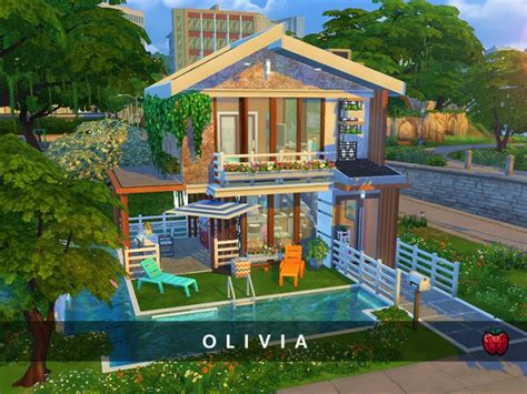 Olivia Tiny Home No Cc By Melapples At Tsr Sims 4 Updates