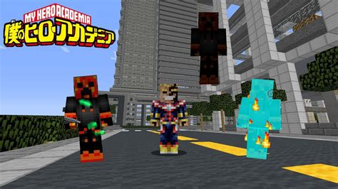 Boku No Hero Mod Minecraft One For All Quirks Y Más Youtube