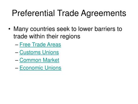 Ppt Chapter 3 The Global Trade Environment Regional Market