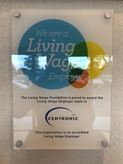 Living Wage Accreditation Announcement Follow Up Centronic